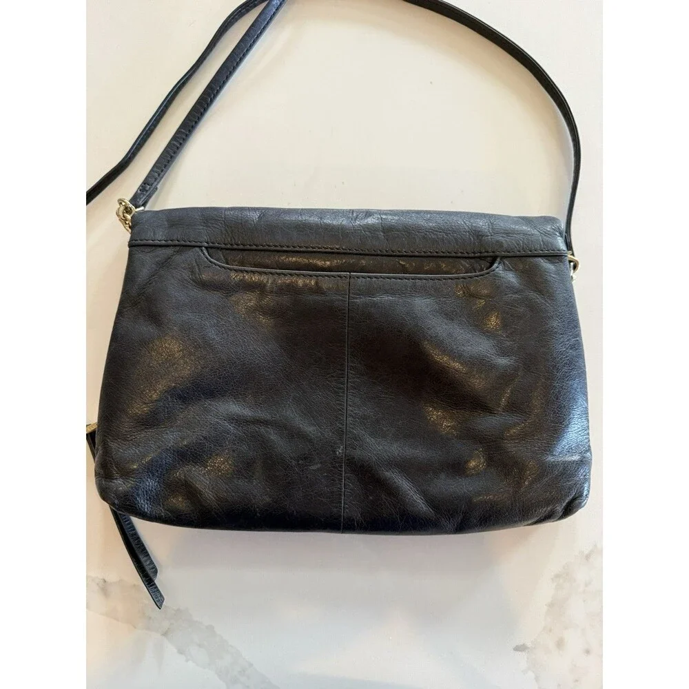 Hobo The Original Crossbody Black Bag Adjustable Straps Zip Closure